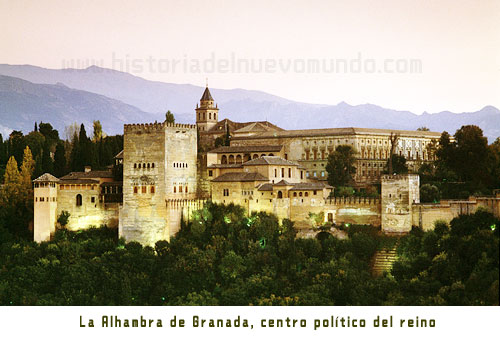 La Alhambra de Granada, centro polí­tico del reino