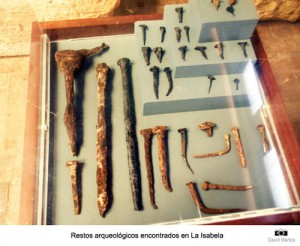 Restos arqueológicos en La Isabela
