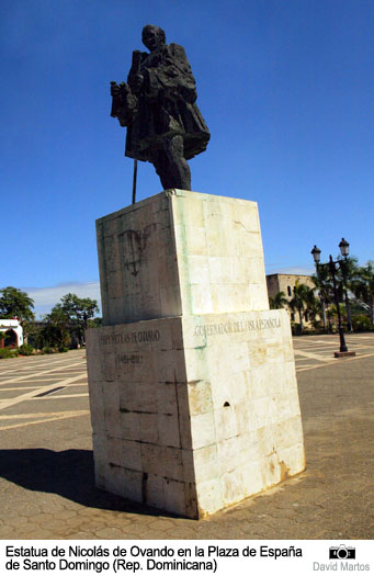 Estatua de Frey Nicolás de Ovando en Santo Domingo