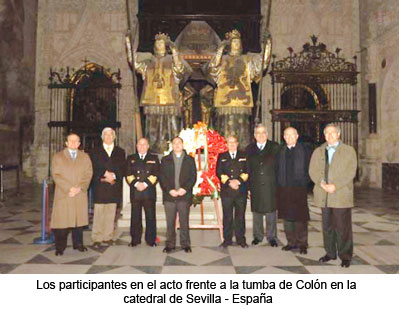 Acto conmemorativo llegada de restos de Colón a Sevilla