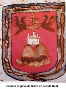 Escudo original de Quito