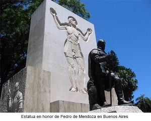 Estatua de Pedro de Mendoza en Buenos Aires
