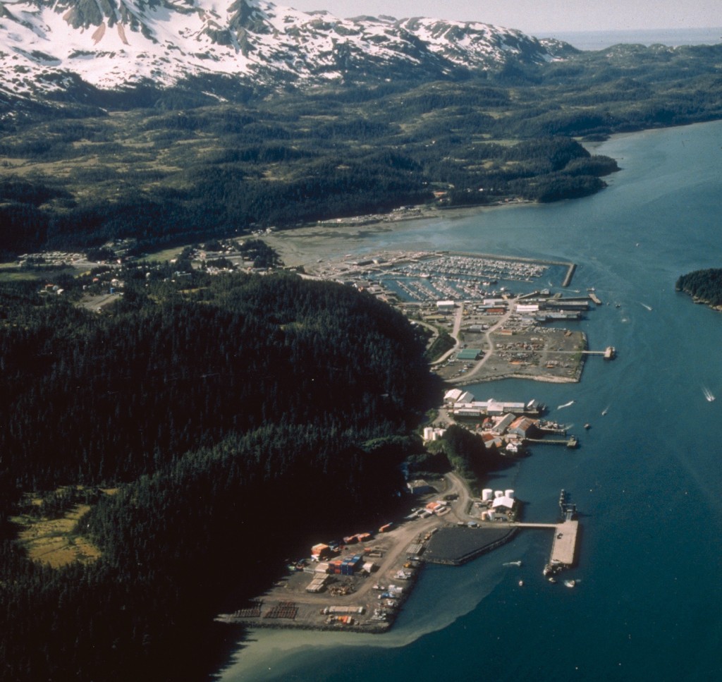 Vista de Puerto Cordova en Alaska Historia del Nuevo Mundo