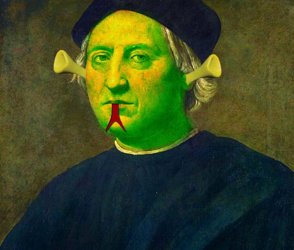 Cristóbal Colón extraterrestre