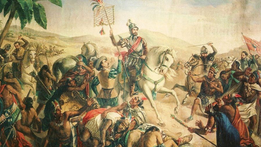 Hernán Cortés durante la Conquista de México
