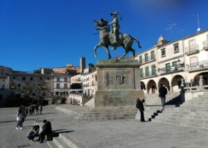 Estatua de Francisco Pizarro en Trujillo - España