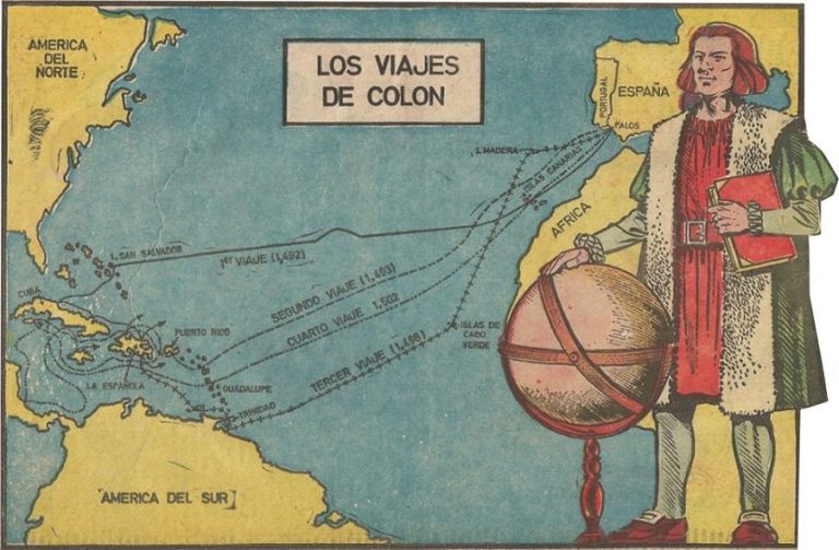 Los viajes de Cristóbal Colón - Historia del Nuevo Mundo