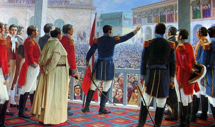 San Martín declara la independencia del Perú
