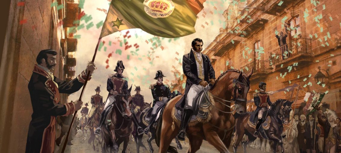 Entrada de Iturbide a Ciudad de México a la cabeza del Ejército Trigarante