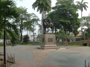 Estatua de Simón Bolívar en Barcelona