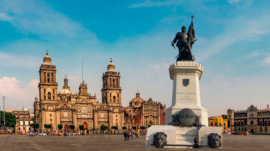 Estatua de Hernán Cortés en México